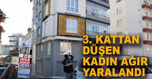 3. KATTAN DÜŞEREK YARALANDI