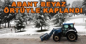 ABANT BEYAZ ÖRTÜYLE KAPLANDI