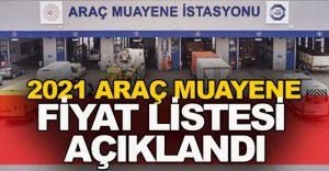 ARAÇ MUAYENE ÜCRETLERİ BELLİ OLDU