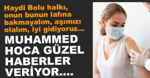 AŞILAMADA GÜZEL HABER....