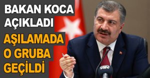 AŞILAMADA SIRA ONLARA GELDİ