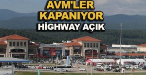 AVM'LER KAPATILIYOR