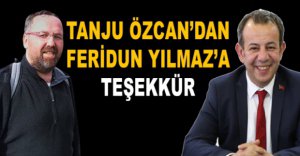 BAŞKAN ÖZCAN'DAN FERİDUN YILMAZ'A TEŞEKKÜR