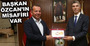 BAŞKAN ÖZCAN’IN MİSAFİRİ VAR