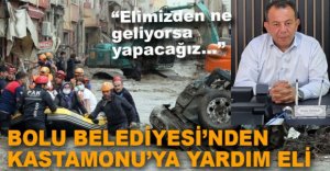 BOLU BELEDİYESİ'NDEN KASTAMONU'YA YARDIM ELİ