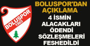 BEYPİLİÇ BOLUSPOR'DAN AÇIKLAMA