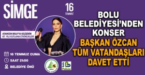 BOLU BELEDİYESİ'NDEN KONSER