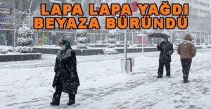 BOLU BEYAZ ÖRTÜYLE KAPLANDI