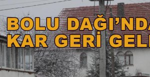BOLU DAĞI’NDA HAFİF KAR YAĞIŞI