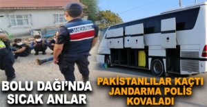 BOLU DAĞI'NDA SICAK ANLAR..