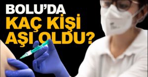 BOLU'DA TOPLAM KAÇ KİŞİ AŞI OLDU?