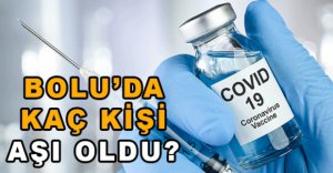 BOLU'DA KAÇ KİŞİ AŞI OLDU?