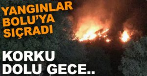 BOLU’DA KORKU DOLU GECE