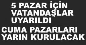 BOLU’DA MAHALLE PAZARLARINA YENİ YASAK DÜZENLEMESİ