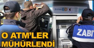 BOLU'DA O BANKAMATİKLER MÜHÜRLENDİ