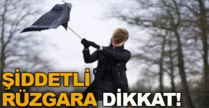 BOLU'DA ŞİDDETLİ RÜZGARA DİKKAT!