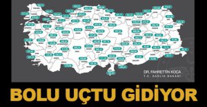 BOLU’DA VAKA SAYILARI UÇUYOR