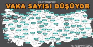 BOLU'DA VAKA SAYISINDA DÜŞÜŞ SÜRÜYOR