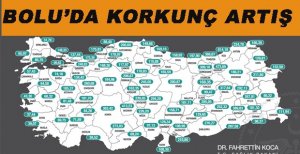 BOLU'DA VAKA SAYISINDA KORKUNÇ ARTIŞ