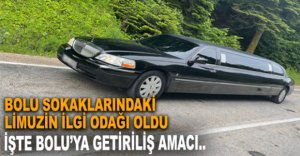 BOLU'DAKİ LİMUZİN İLGİ ODAĞI OLDU