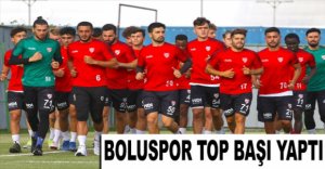 BOLUSPOR TOP BAŞI YAPTI