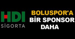 BOLUSPOR'A BİR SPONSOR DAHA