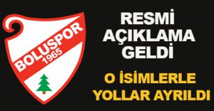 BOLUSPOR'DAN RESMİ AÇIKLAMA GELDİ