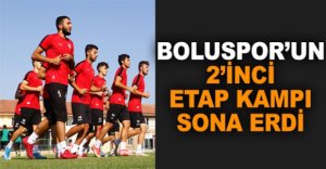 BOLUSPOR’UN 2’İNCİ ETAP KAMPI SONA ERDİ