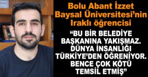 “BU BİR BELEDİYE BAŞKANINA YAKIŞMAZ"