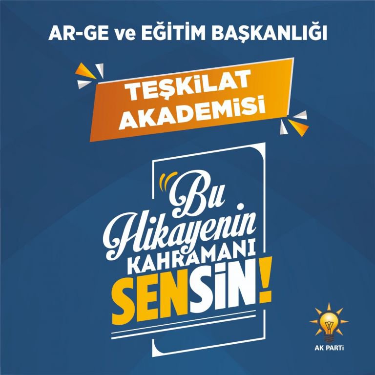AK PARTİ TEŞKİLAT AKADEMİSİ EĞİTİMLERİ BAŞLIYOR