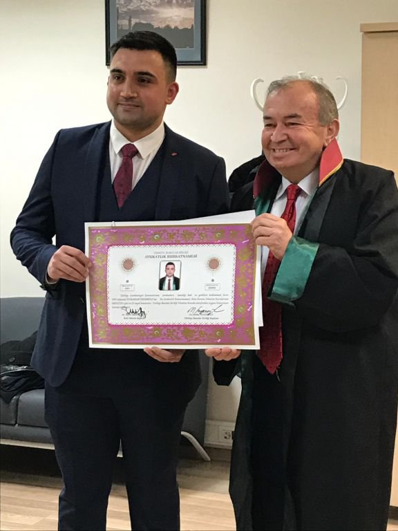 AVUKATLAR GÜNÜNDE MESLEĞE İLK ADIMINI ATTI