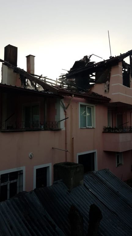 BOLU'DA KORKUTAN YANGIN