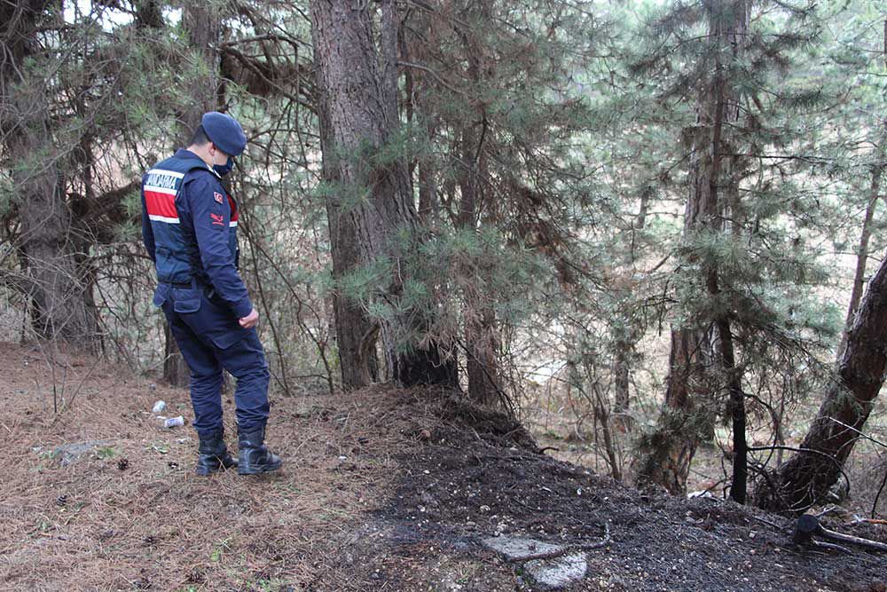 VATANDAŞLAR FARK ETTİ,  BÜYÜMEDEN  SÖNDÜRÜLDÜ