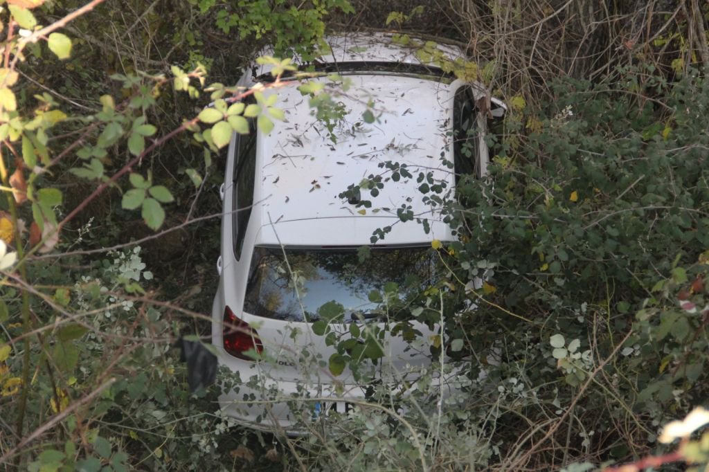 YOLDAN ÇIKIP DEREYE UÇTU