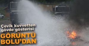 ÇEVİK KUVVET GÖVDE GÖSTERİSİ YAPTI