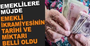 EMEKLİLERE BAYRAM MÜJDESİ