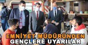 EMNİYET MÜDÜRÜ SAHAYA İNDİ