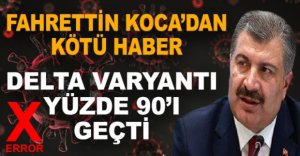 FAHRETTİN KOCA’DAN KÖTÜ HABER