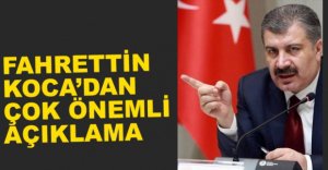 FAHRETTİN KOCA'DAN ÖNEMLİ AÇIKLAMA