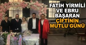 FATİH VE EBRU ÇİFTİ DÜNYA EVİNE GİRDİ