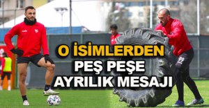 FUTBOLCULARDAN PEŞ PEŞE AYRILIK MESAJI
