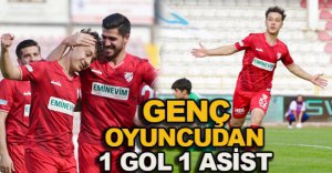 GENÇ OYUNCUDAN 1 GOL 1 ASİSTLİK PERFORMANS