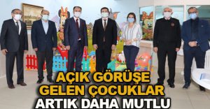 GÖRÜŞE GELEN ÇOCUKLAR ARTIK DAHA MUTLU