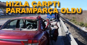 HIZLA ÇARPTI PARAMPARÇA OLDU