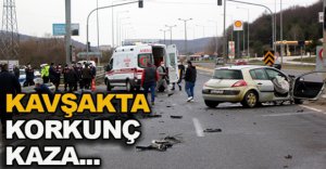 ABANT KAVŞAĞI'NDA KORKUNÇ KAZA