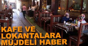 KAFE VE RESTORANLAR İÇİN GÜZEL HABER