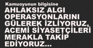 ACEMİ SİYASETÇİLER VE ZAVALLI ZİHNİYET....