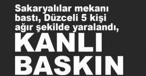 KANLI KAVGA, 5 KİŞİ YARALANDI....