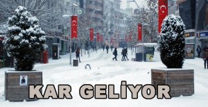 KAR GELİYOR