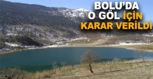 BOLU'DA O GÖL İÇİN KARAR VERİLDİ